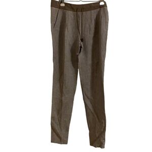 Fabiana Filippi / grey linen trouser jogger pants medium M